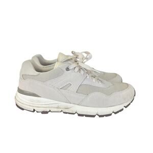 J.Crew Trail Runners Tan Beige Athletic Shoes BE394 Men's 10.5 Leather Casual‎